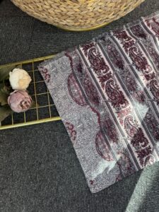 Gölgede Zarafet Pamuk Şal-545765-Bordo