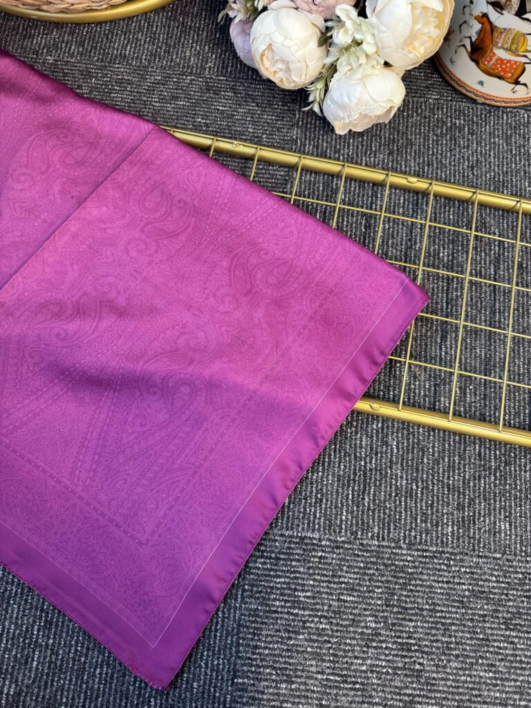 Nisyan  Vual İpek Şal-901465-Mor