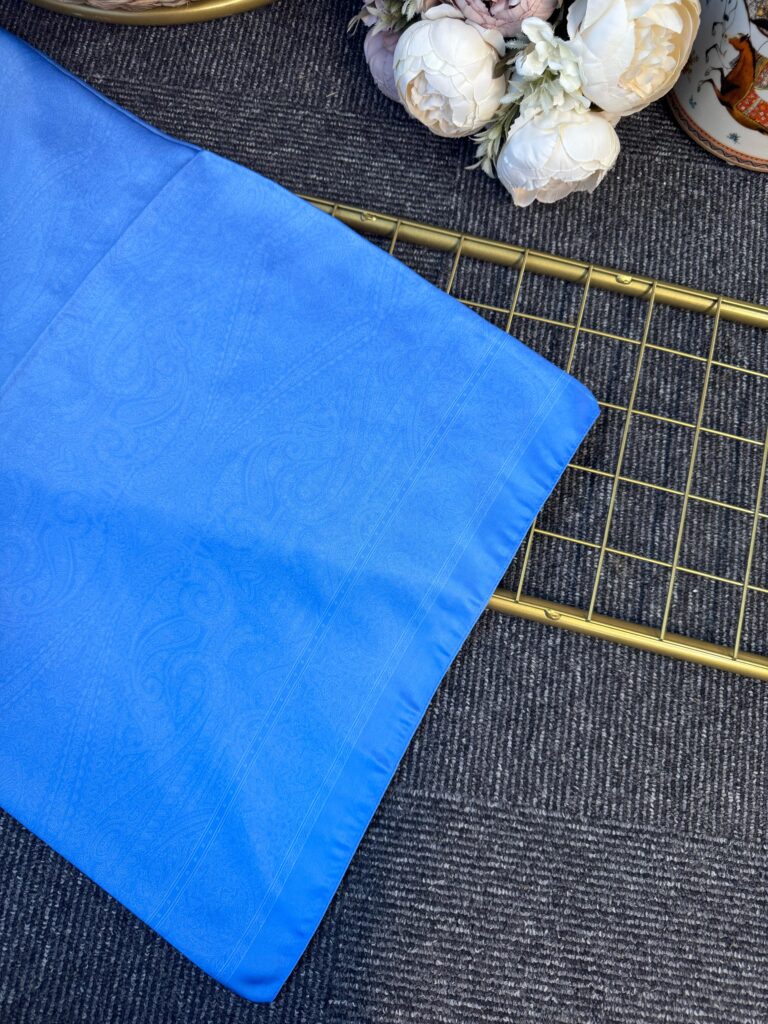 Nisyan  Vual İpek Şal-901465-Bebe mavisi