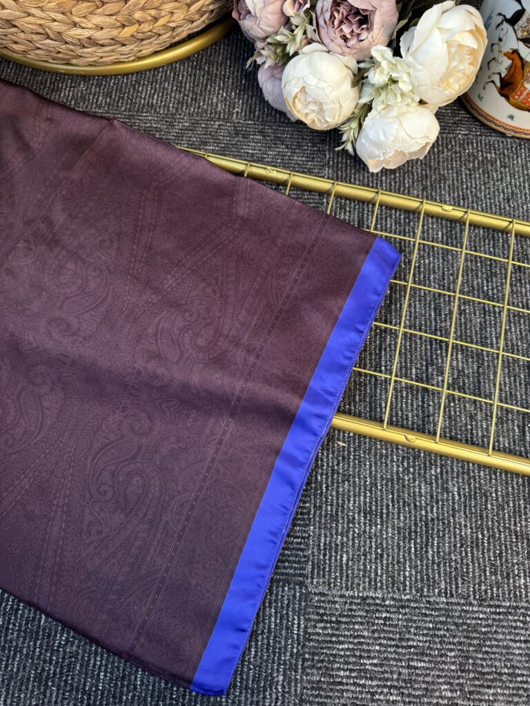 Nisyan  Vual İpek Şal-901465-Mürdüm