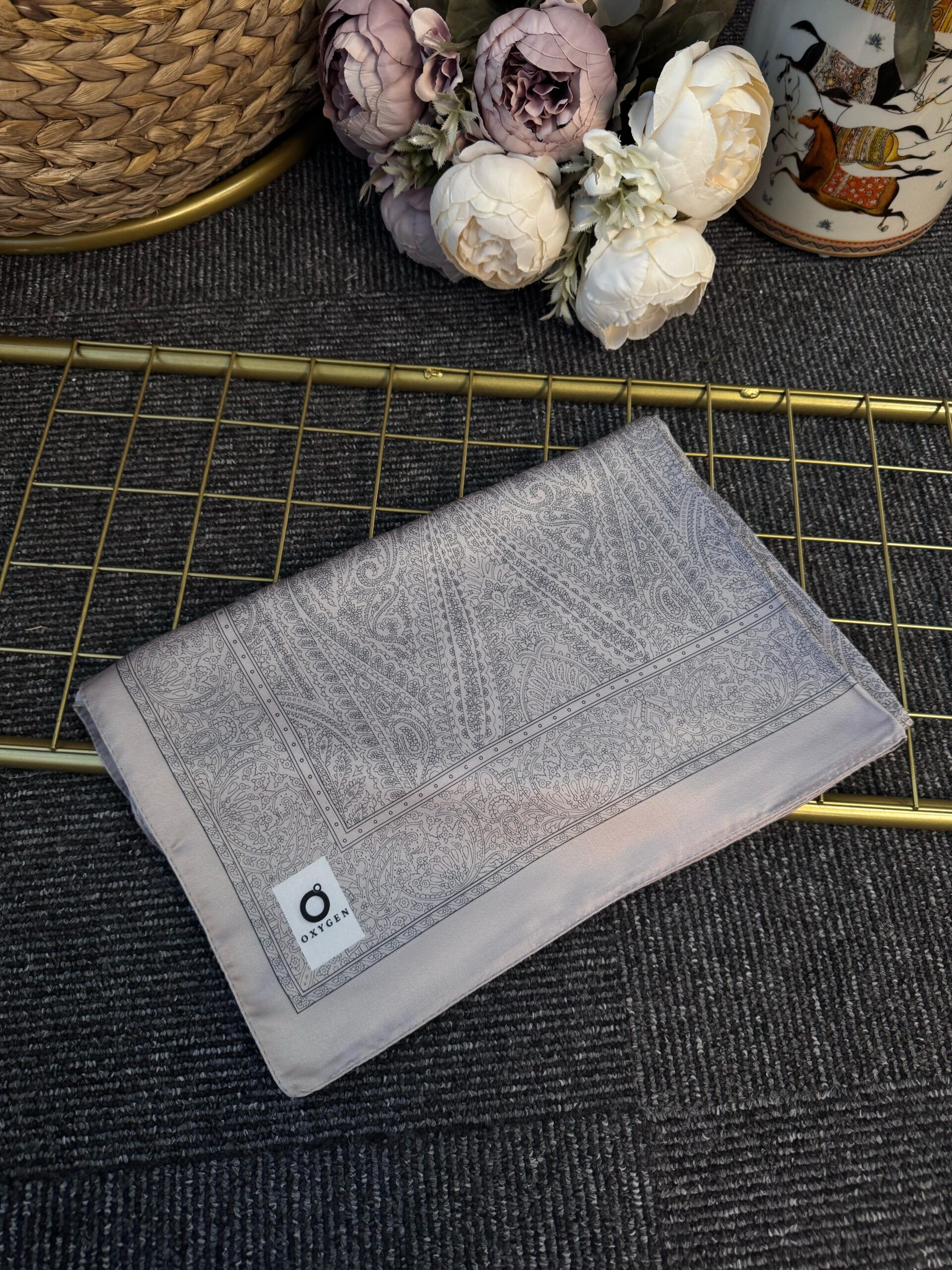 Nisyan  Vual İpek Şal-901465-Bej