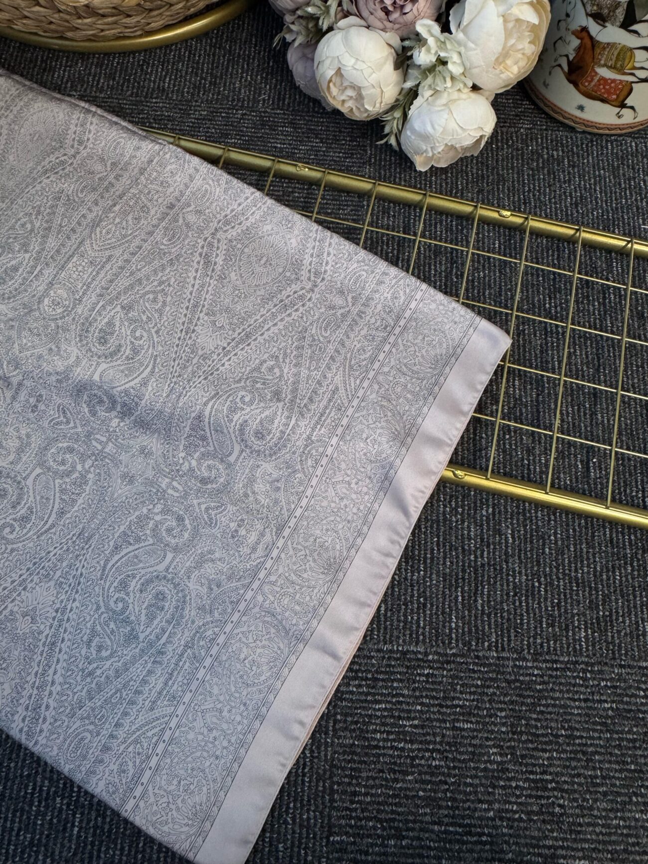 Nisyan  Vual İpek Şal-901465-Pudra