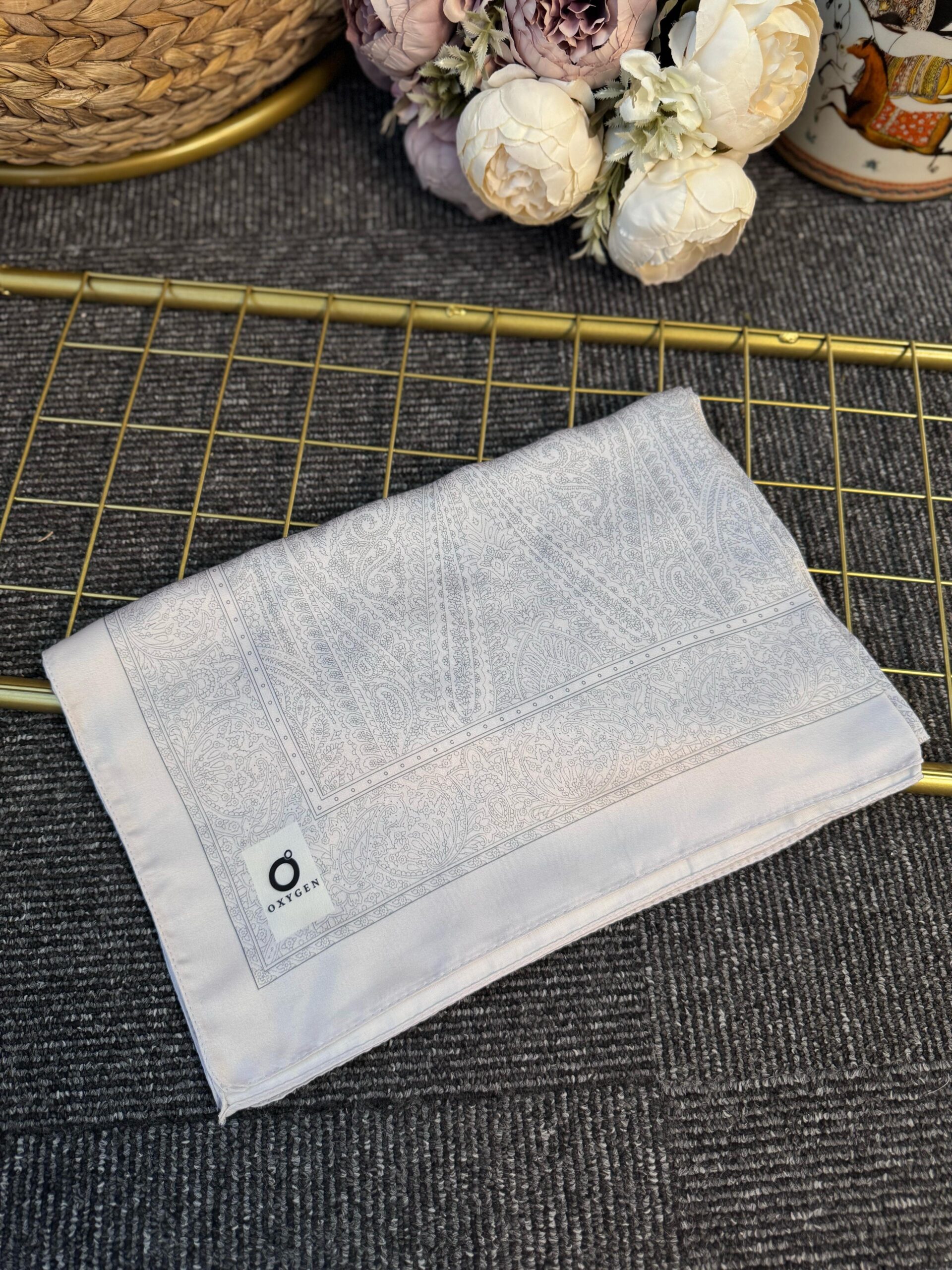 Nisyan  Vual İpek Şal-901465-Taş