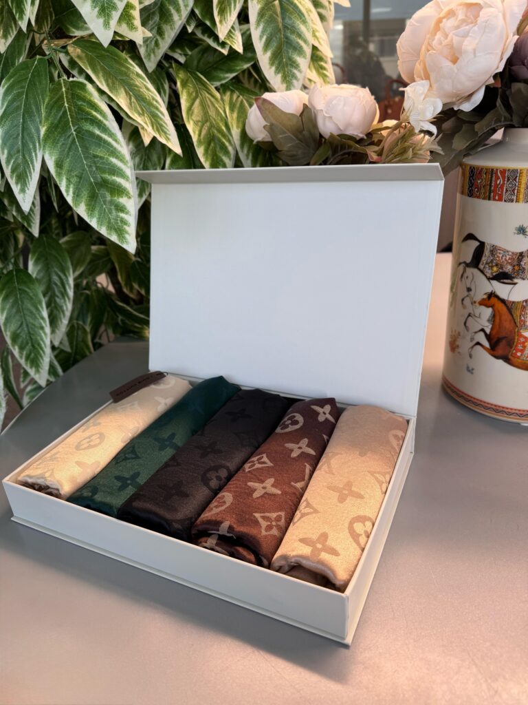 Lv Desen İthal Yün İpek 5'li Şal – Avantajlı Şal Seti