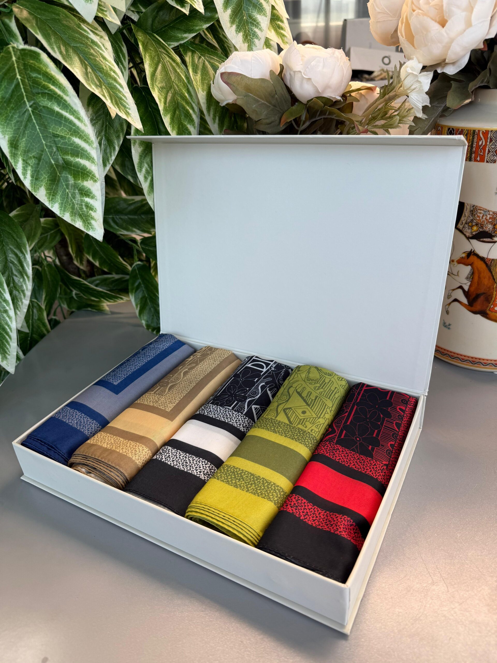 Dior  5'li Pamuk Şal Seti