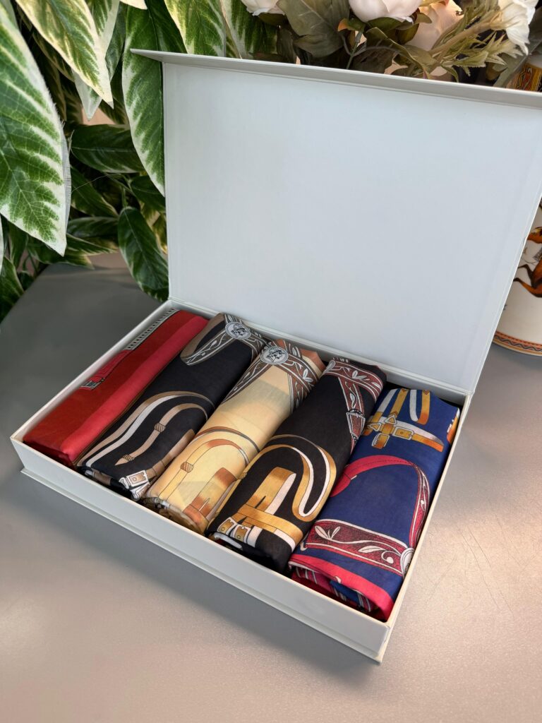 Hermes  5'li Pamuk Şal Seti