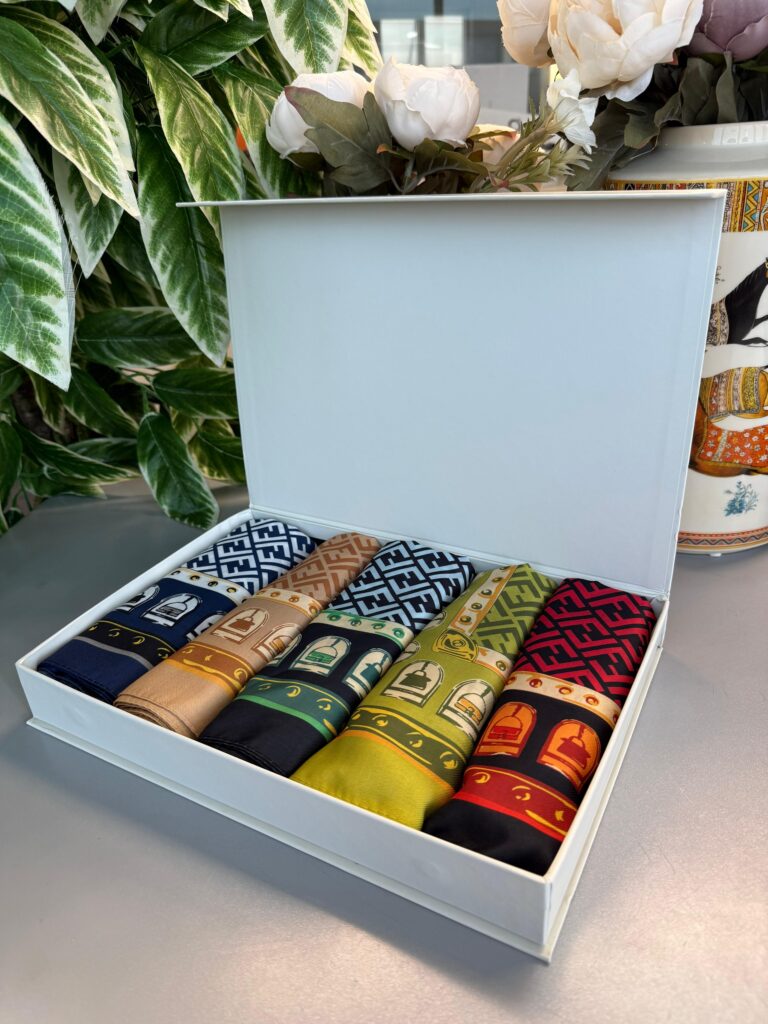 Fendi  5'li Pamuk Şal Seti