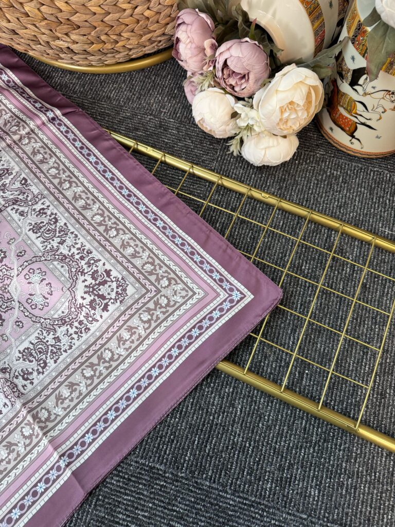 Lavinya  Vual İpek Şal -4031152-Gülkurusu