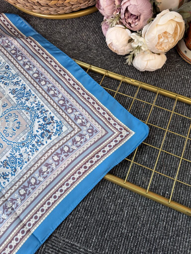 Lavinya  Vual İpek Şal -4031152-Mercan