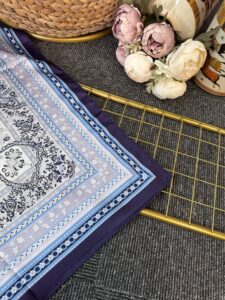 Lavinya  Vual İpek Şal -4031152-Mor