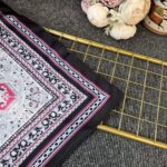 Lavinya  Vual İpek Şal -4031152-Siyah