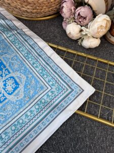 Lavinya  Vual İpek Şal -4031152-Turkuaz