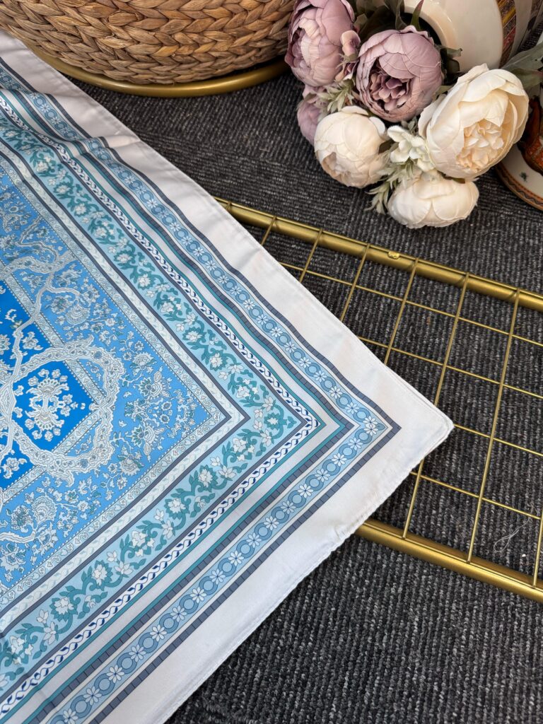 Lavinya  Vual İpek Şal -4031152-Turkuaz