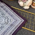 Lavinya  Vual İpek Şal -4031152-Derin   Mor