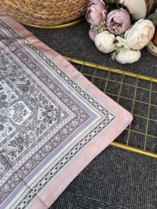 Lavinya  Vual İpek Şal -4031152-Somon