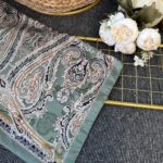 Zamansız Motif Vual İpek Şal-487934-Çağla