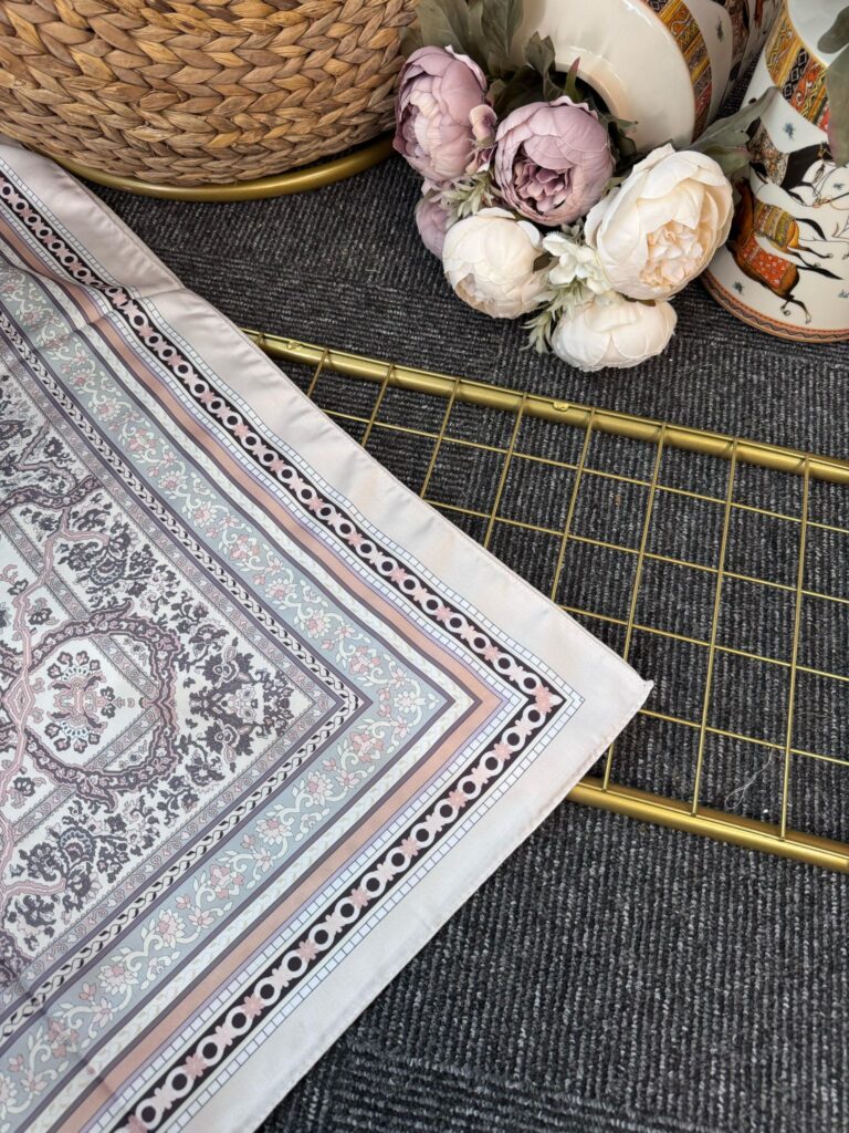 Lavinya  Vual İpek Şal -4031152-Bej