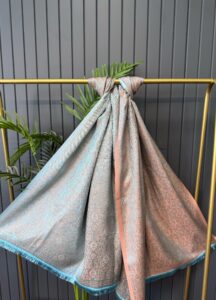 Mihri Etnik Desen Kaşmir Şal -321456-Mint