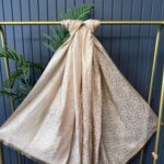 Mihri Etnik Desen Kaşmir Şal -321456-Gold