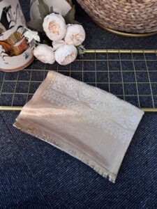 Alin  Etnik Desen Kaşmir Şal -321457-Gold