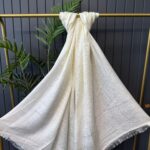 Alin  Etnik Desen Kaşmir Şal -321457-Ekru