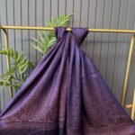 Alin  Etnik Desen Kaşmir Şal -321457-Saks