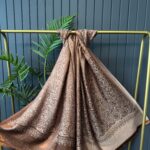 Alin  Etnik Desen Kaşmir Şal -321457-Tarçın