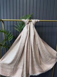 Alin  Etnik Desen Kaşmir Şal -321457-Taş