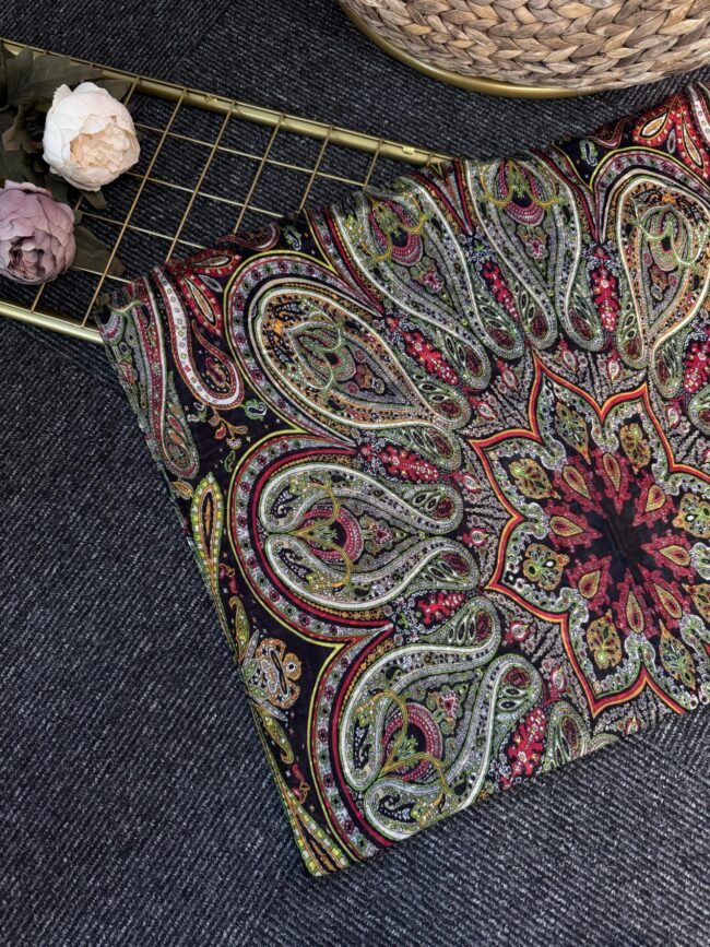 Sarmaşık  Pamuk  Şal-565106-Benetton