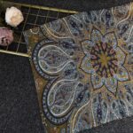 Sarmaşık  Pamuk  Şal-565106-YAğ Yeşili