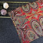 Sarmaşık  Pamuk  Şal-565106-Kırmızı