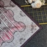 Diamond  Desen Vual İpek Şal-030405-Kahve