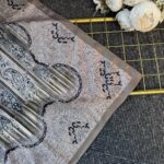 Diamond  Desen Vual İpek Şal-030405-Latte