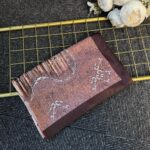 Diamond  Desen Vual İpek Şal-030405-Karamel