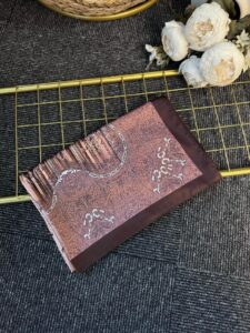 Diamond  Desen Vual İpek Şal-030405-Karamel