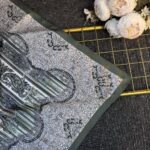 Diamond  Desen Vual İpek Şal-030405-Çağla