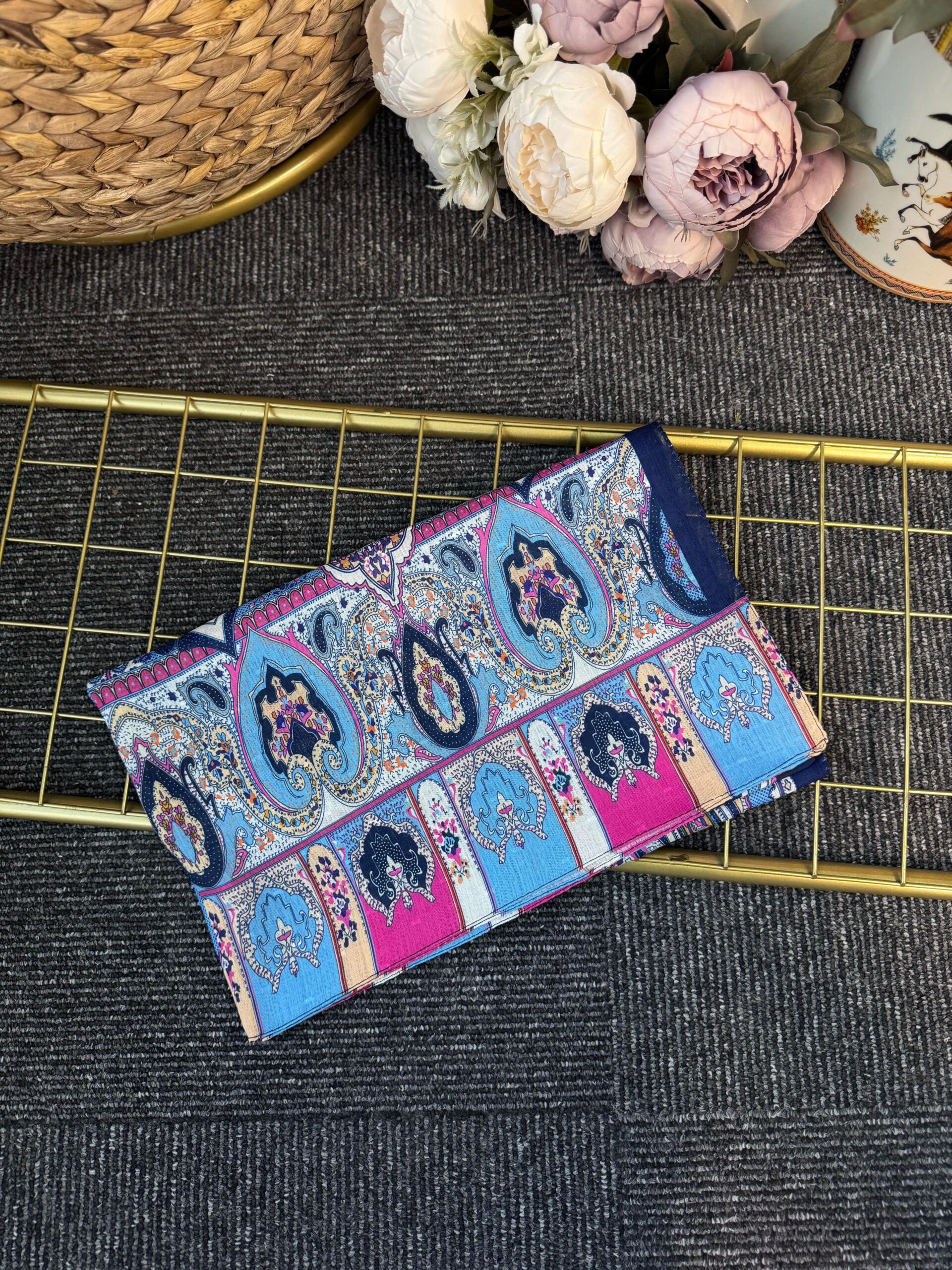 Solina Doğal Pamuk  Şal -465144-Deniz Köpüğü