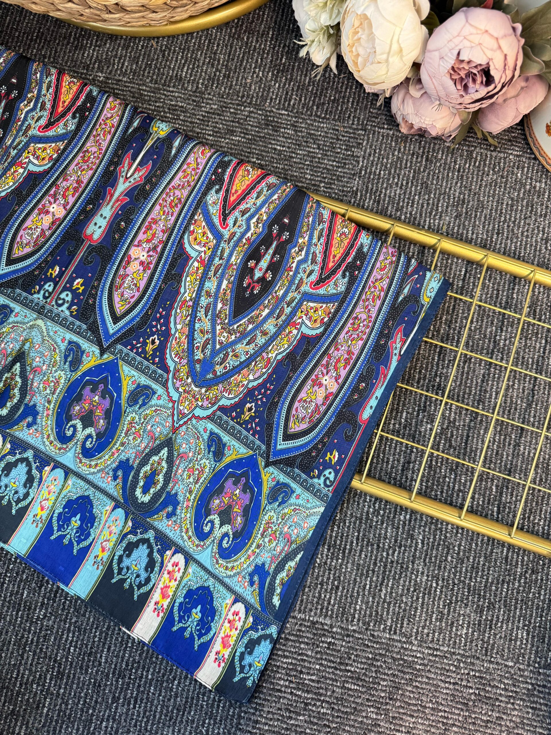 Solina Doğal Pamuk  Şal -465144-Midnight Blue