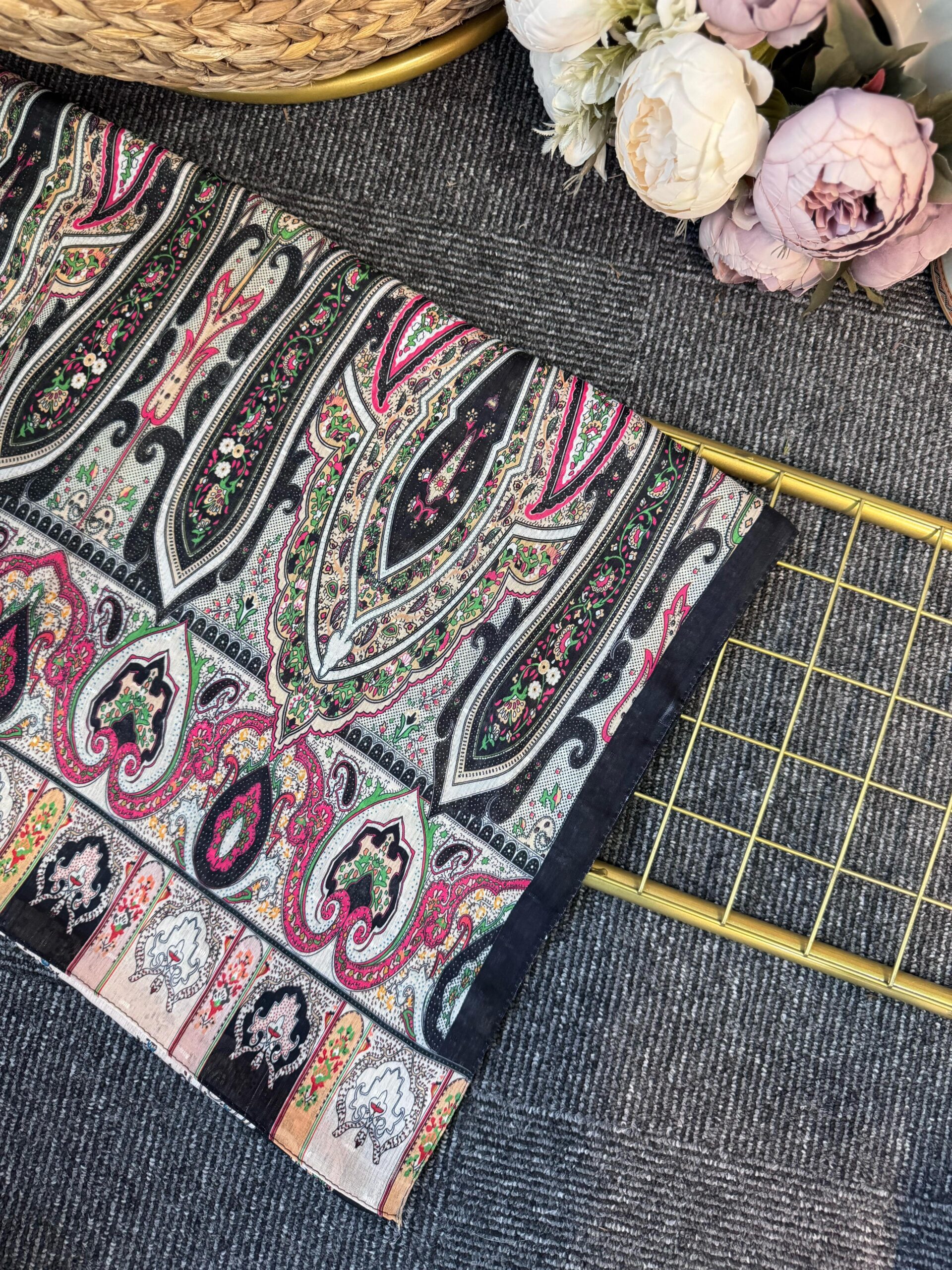 Solina Doğal Pamuk  Şal -465144-Oniks