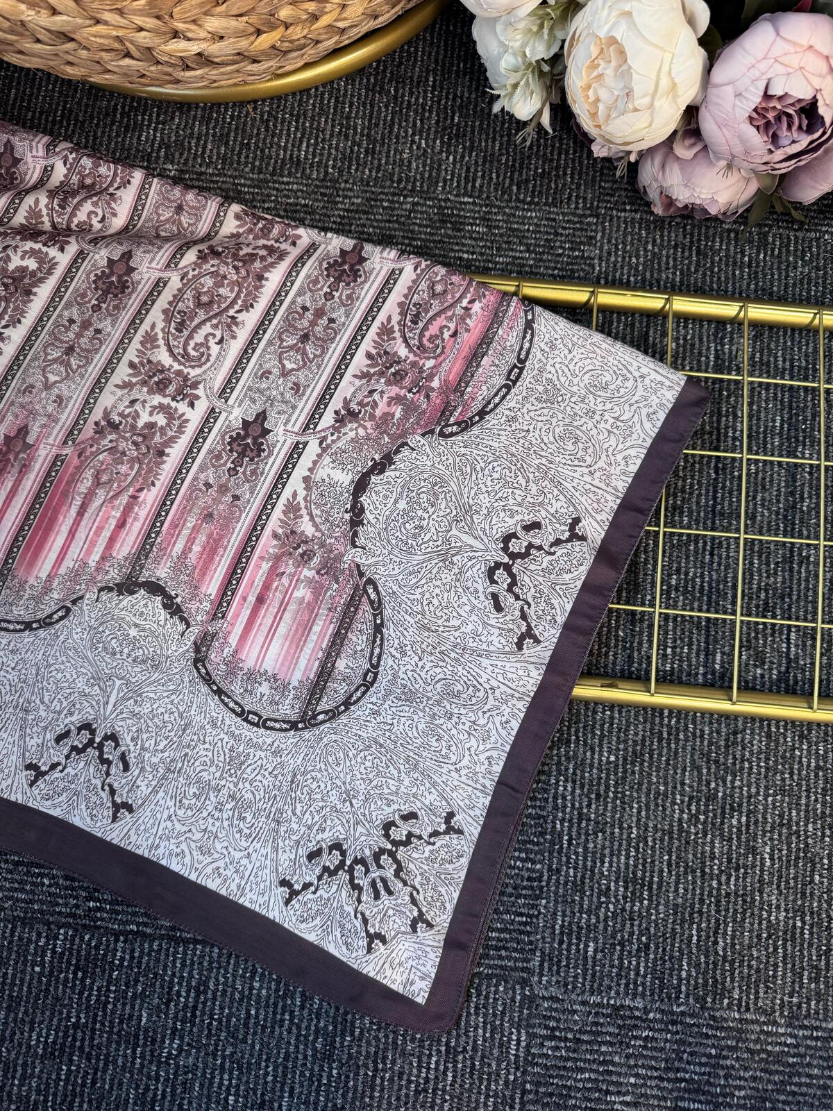 Solea  Desen Pamuk Soft Şal-040506-Somon