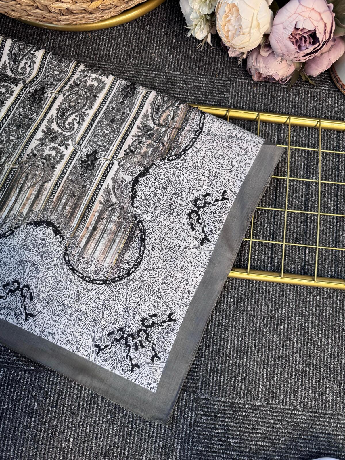 Solea  Desen Pamuk Soft Şal-040506-Çağla