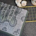 Etnik Floral Desenli Naturel İpek Şal -050607-Çağla