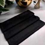 Yay Desen Pamuk İpeksi Jakar Şal -68219-Siyah