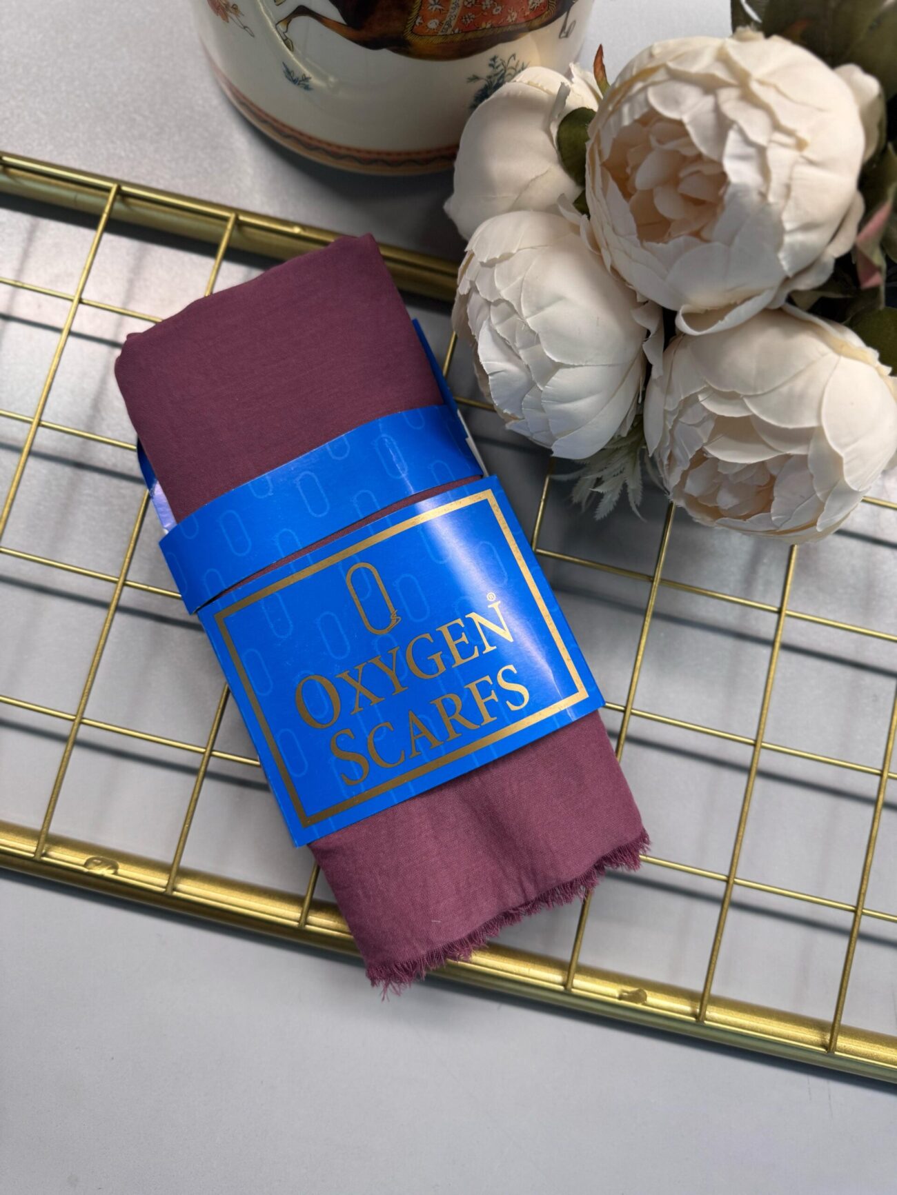 Rami Pamuk Şal 741074 -Gülkurusu