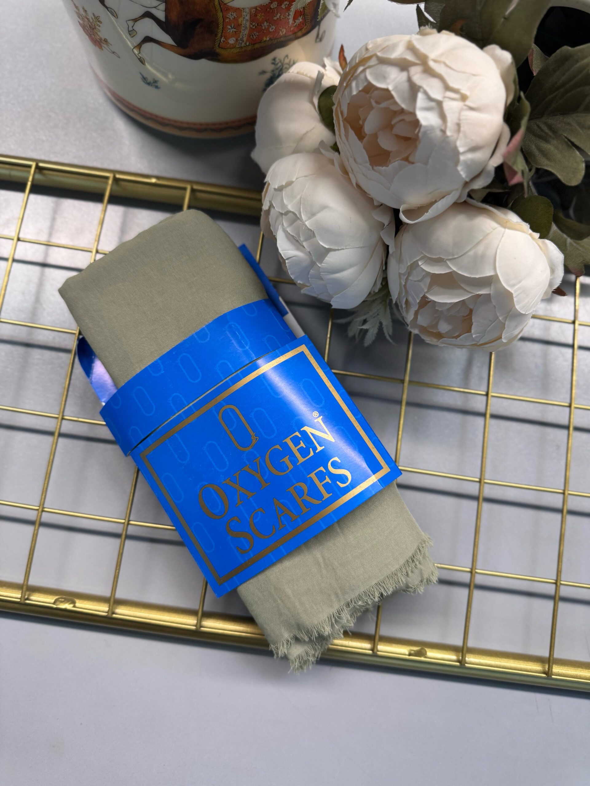 Rami Pamuk Şal 741074 -Küf Yeşili