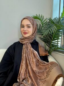 Hürrem Sultan Kendinden Dokulu Çift Taraflı Şal-2000- Amber Sultan