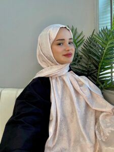 Hürrem Sultan Kendinden Dokulu Çift Taraflı Şal-2000-Gül Tozu