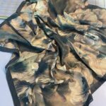 Rosaline Desen Pamuk İpek Şal-13000-Toprak