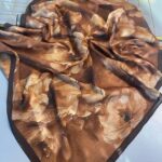 Rosaline Desen Pamuk İpek Şal-13000-Tarçın