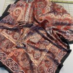 Nakkaş Desen Pamuk İpek Şal-10003-Şeftali